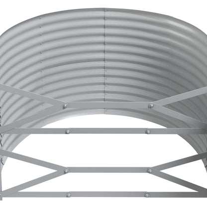 Hochbeet Verzinkter Stahl 249x100x68 cm Braun