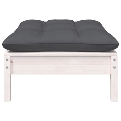 9-tlg. Garten-Lounge-Set mit Kissen Kiefer Massivholz