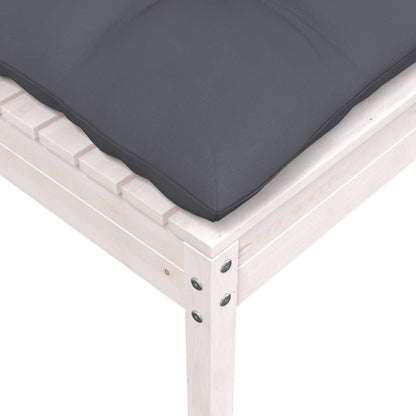 7-tlg. Garten-Lounge-Set mit Kissen Kiefer Massivholz