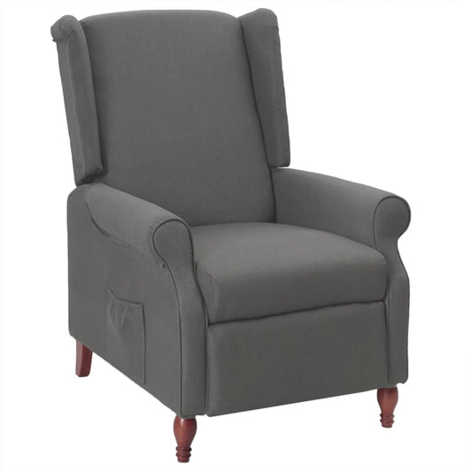 Relaxsessel Hellgrau Stoff