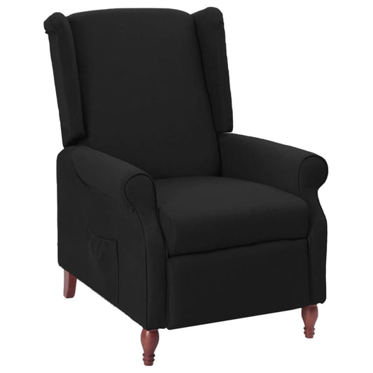 Relaxsessel Schwarz Stoff