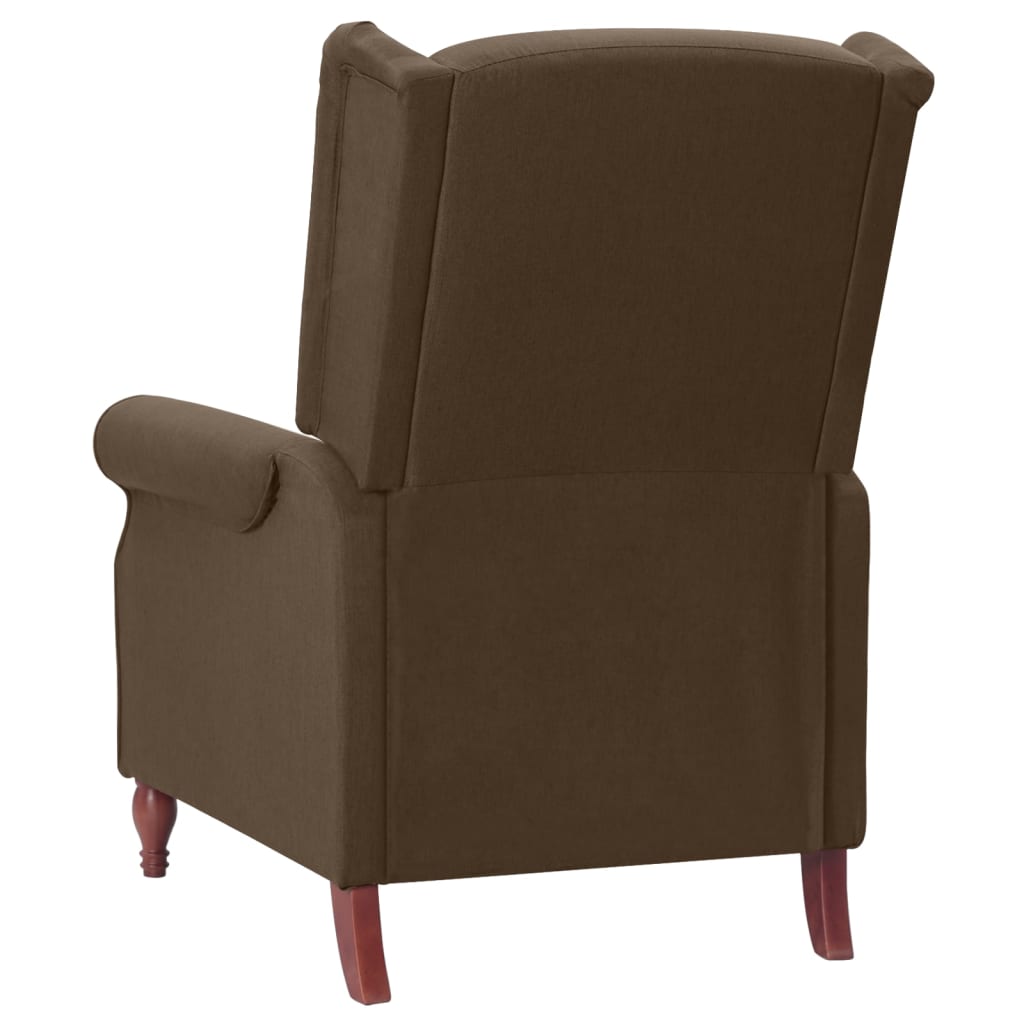 Relaxsessel Braun Stoff