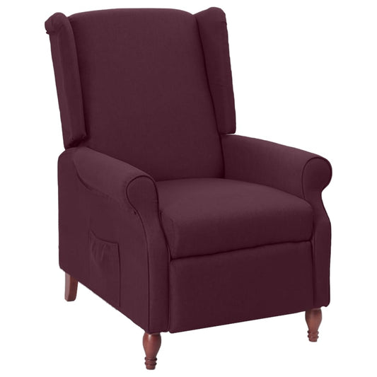 Relaxsessel Lila Stoff