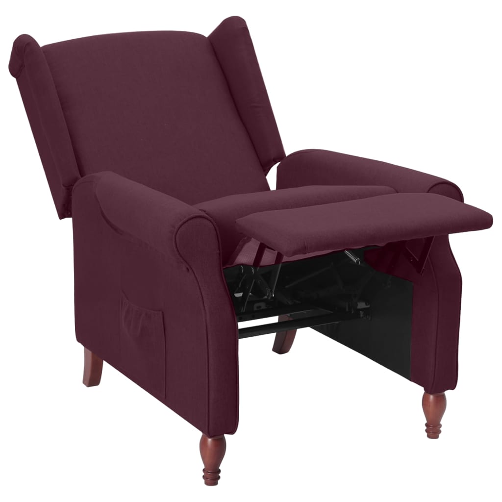 Relaxsessel Lila Stoff