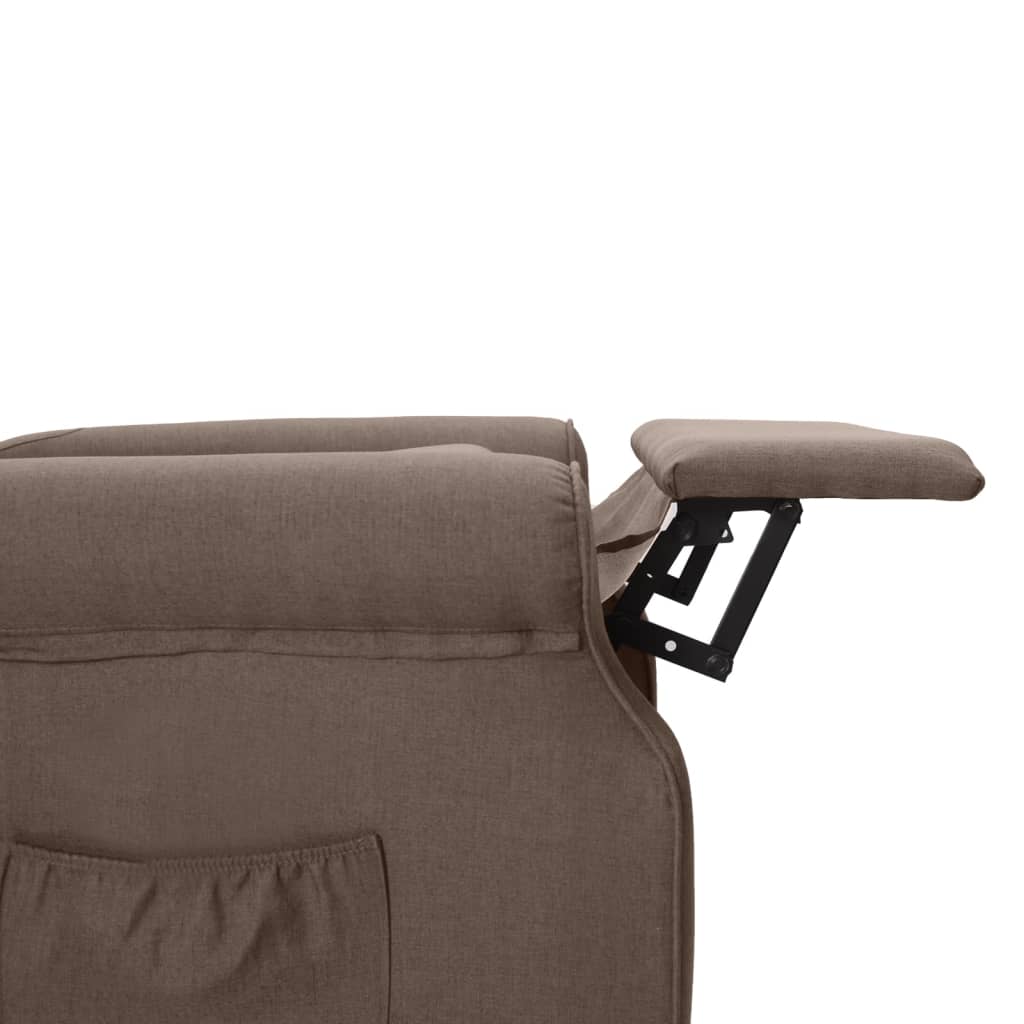 Relaxsessel Taupe Stoff