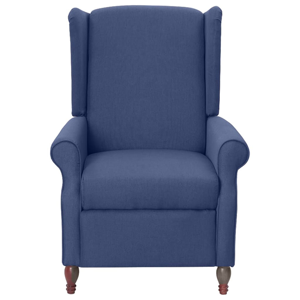 Relaxsessel Blau Stoff
