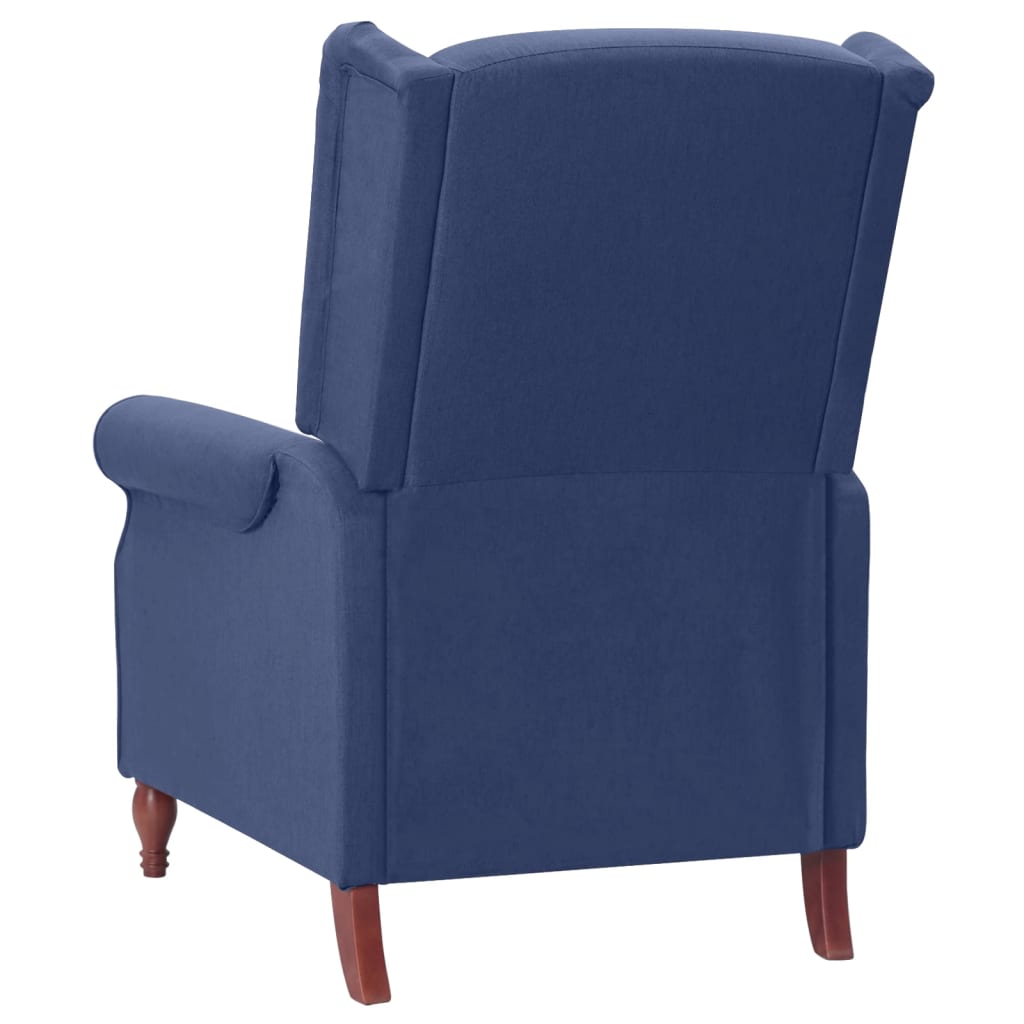 Relaxsessel Blau Stoff
