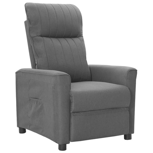 Relaxsessel Hellgrau Stoff
