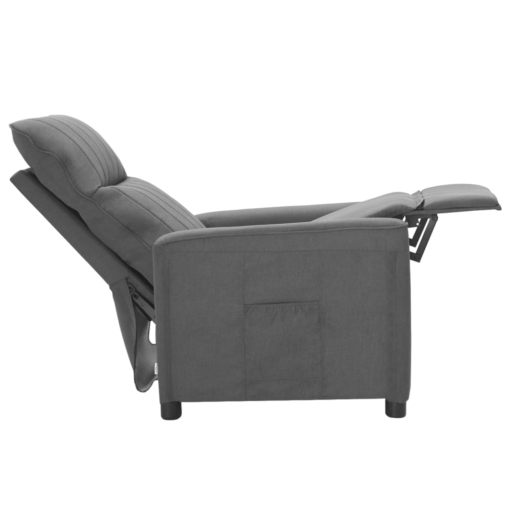 Relaxsessel Hellgrau Stoff