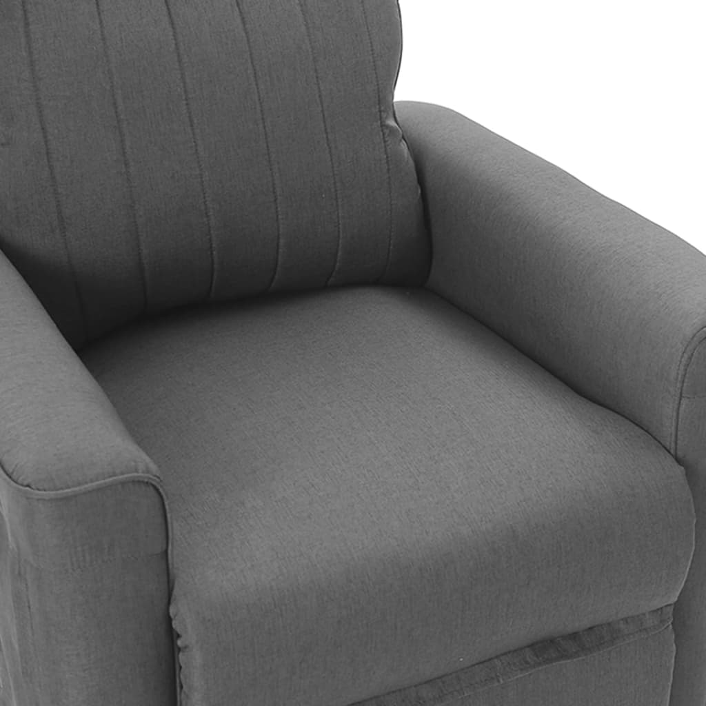 Relaxsessel Hellgrau Stoff