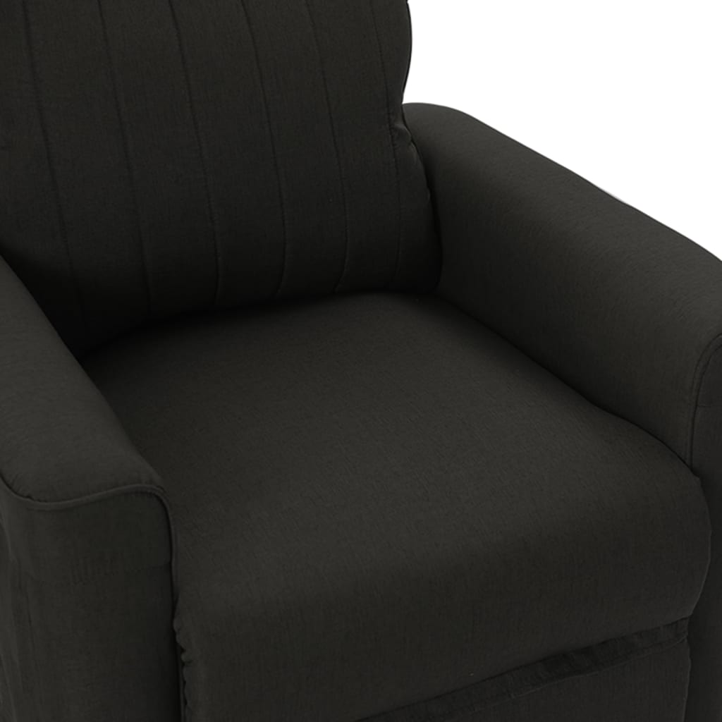 Relaxsessel Schwarz Stoff