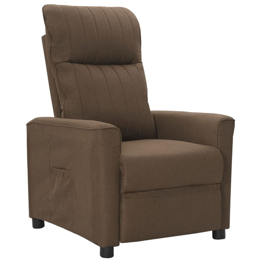 Relaxsessel Braun Stoff