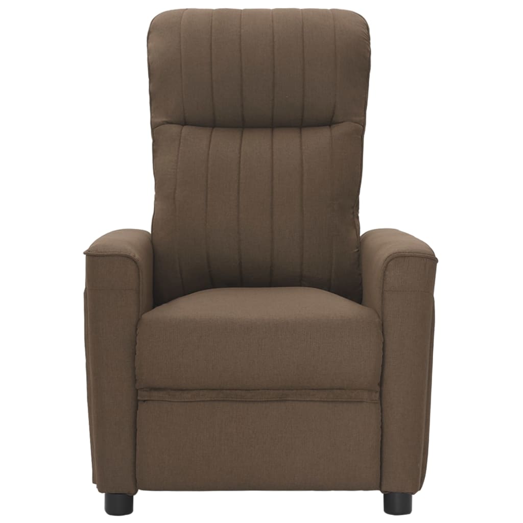 Relaxsessel Braun Stoff