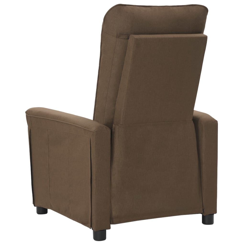 Relaxsessel Braun Stoff