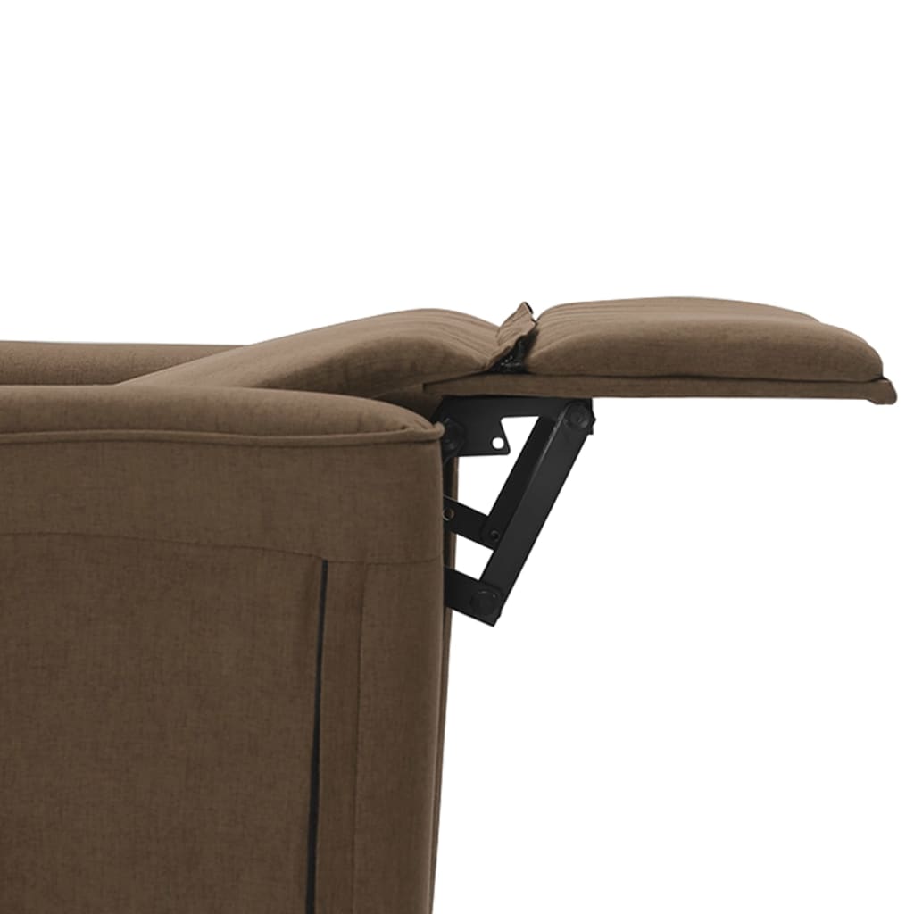 Relaxsessel Braun Stoff