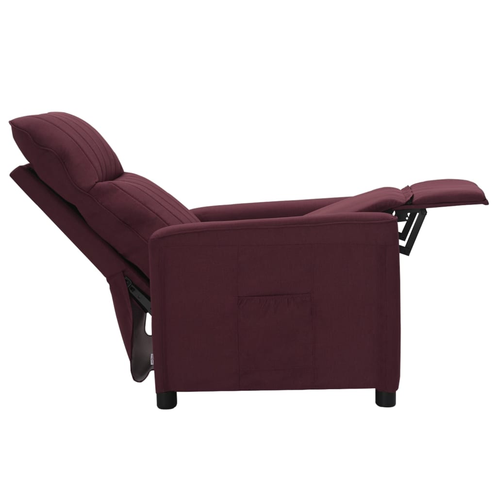 Relaxsessel Lila Stoff