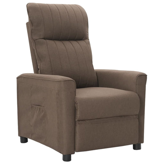 Relaxsessel Taupe Stoff
