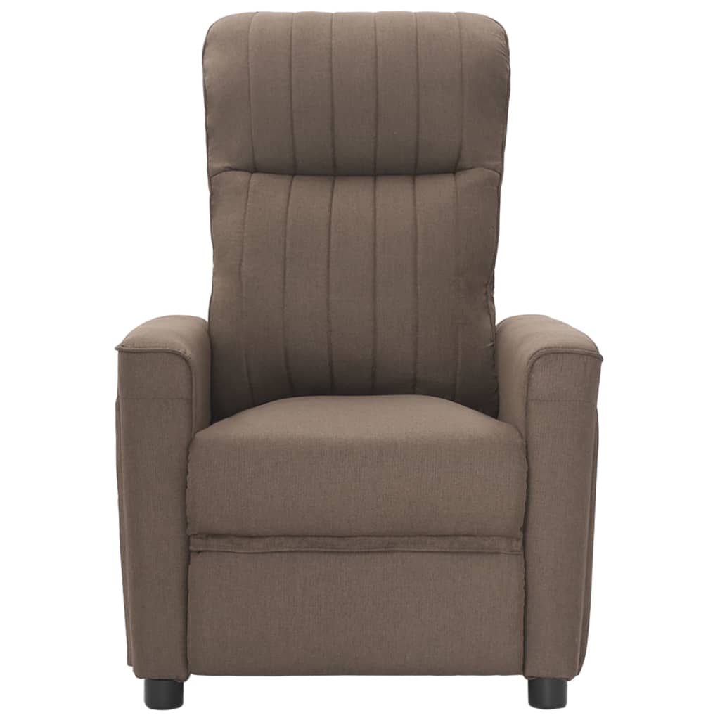 Relaxsessel Taupe Stoff
