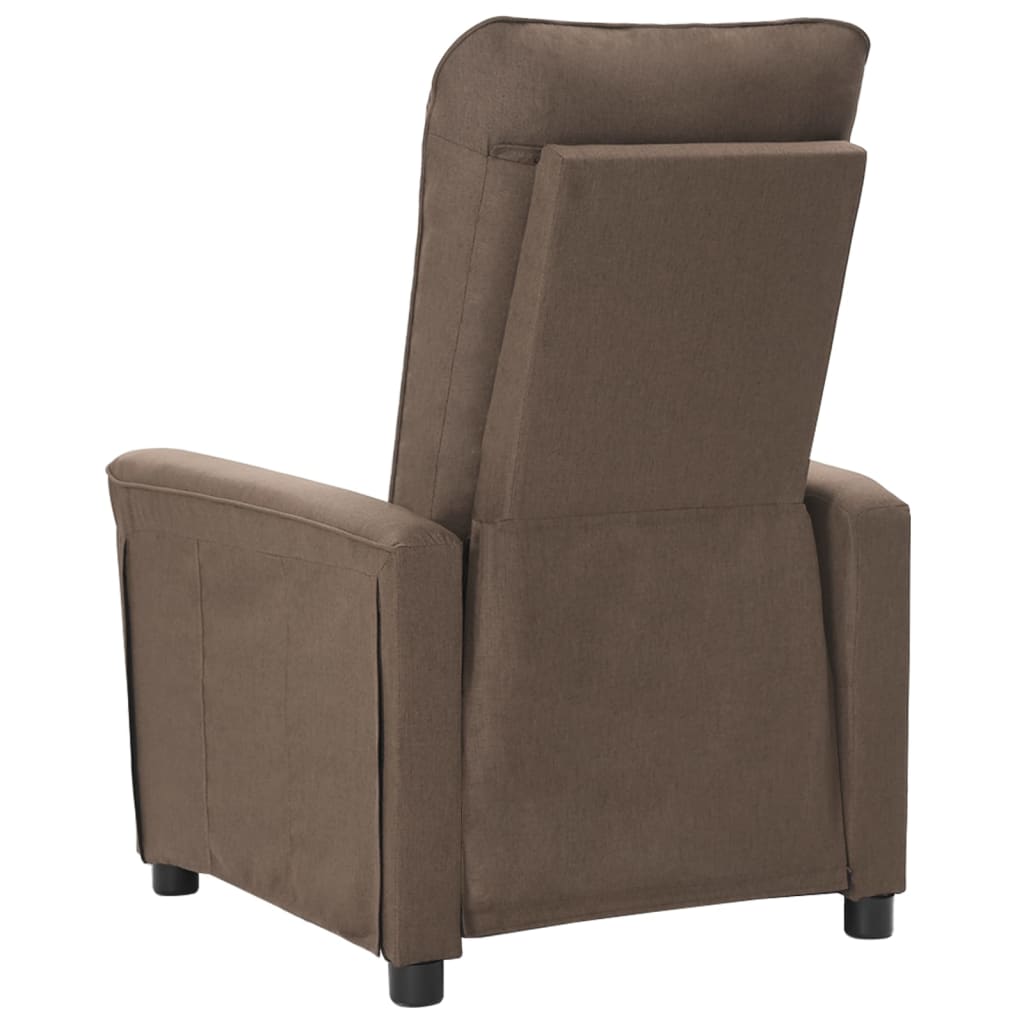 Relaxsessel Taupe Stoff