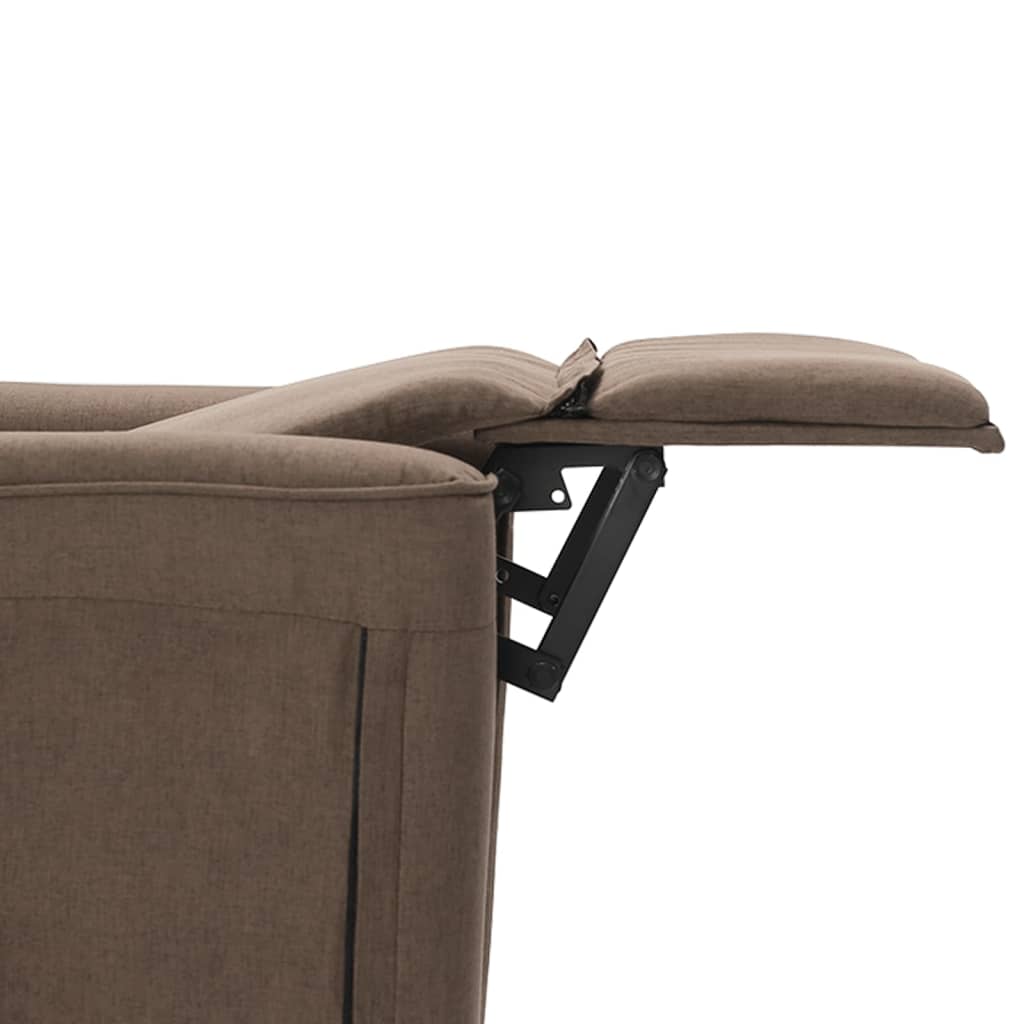 Relaxsessel Taupe Stoff