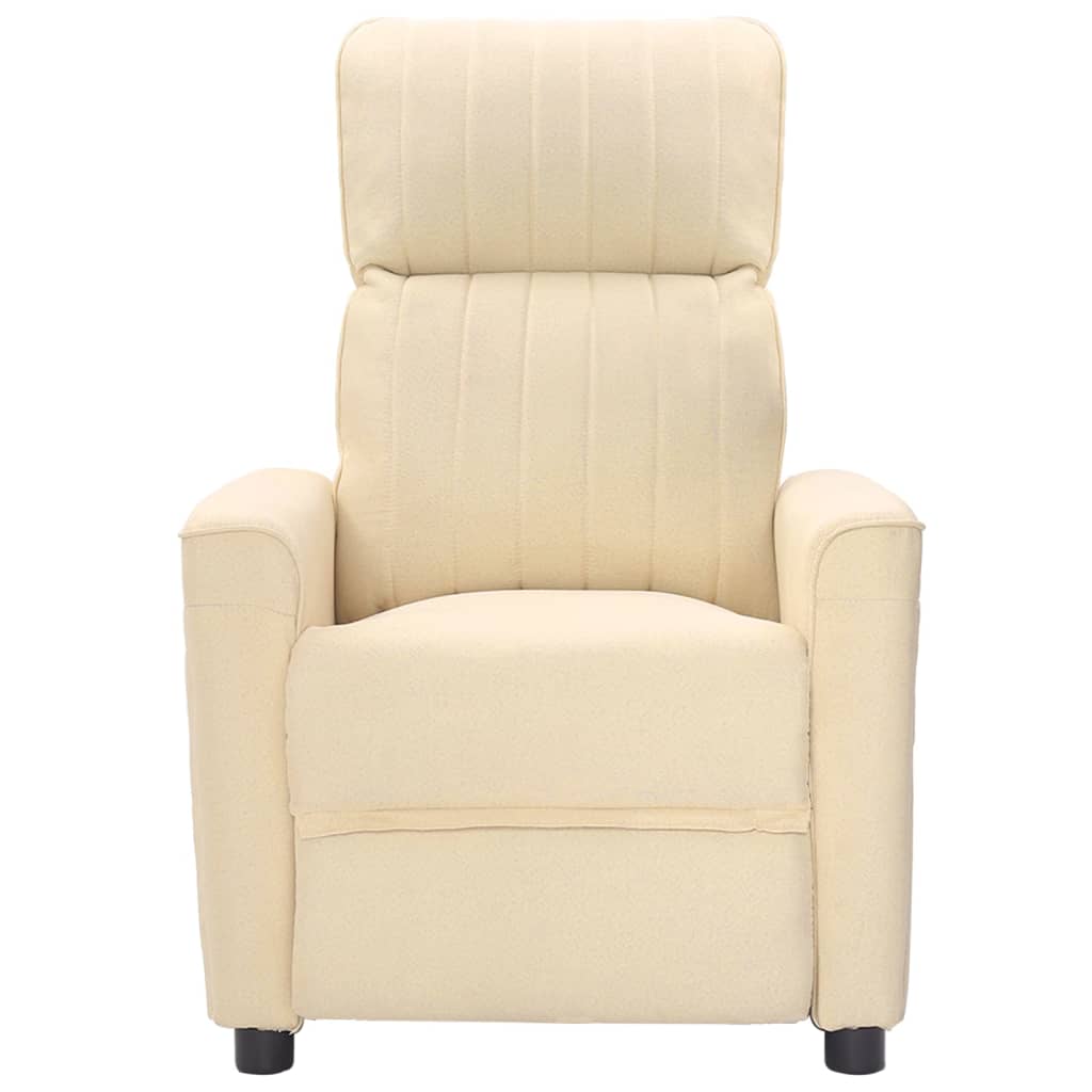 Relaxsessel Creme Stoff