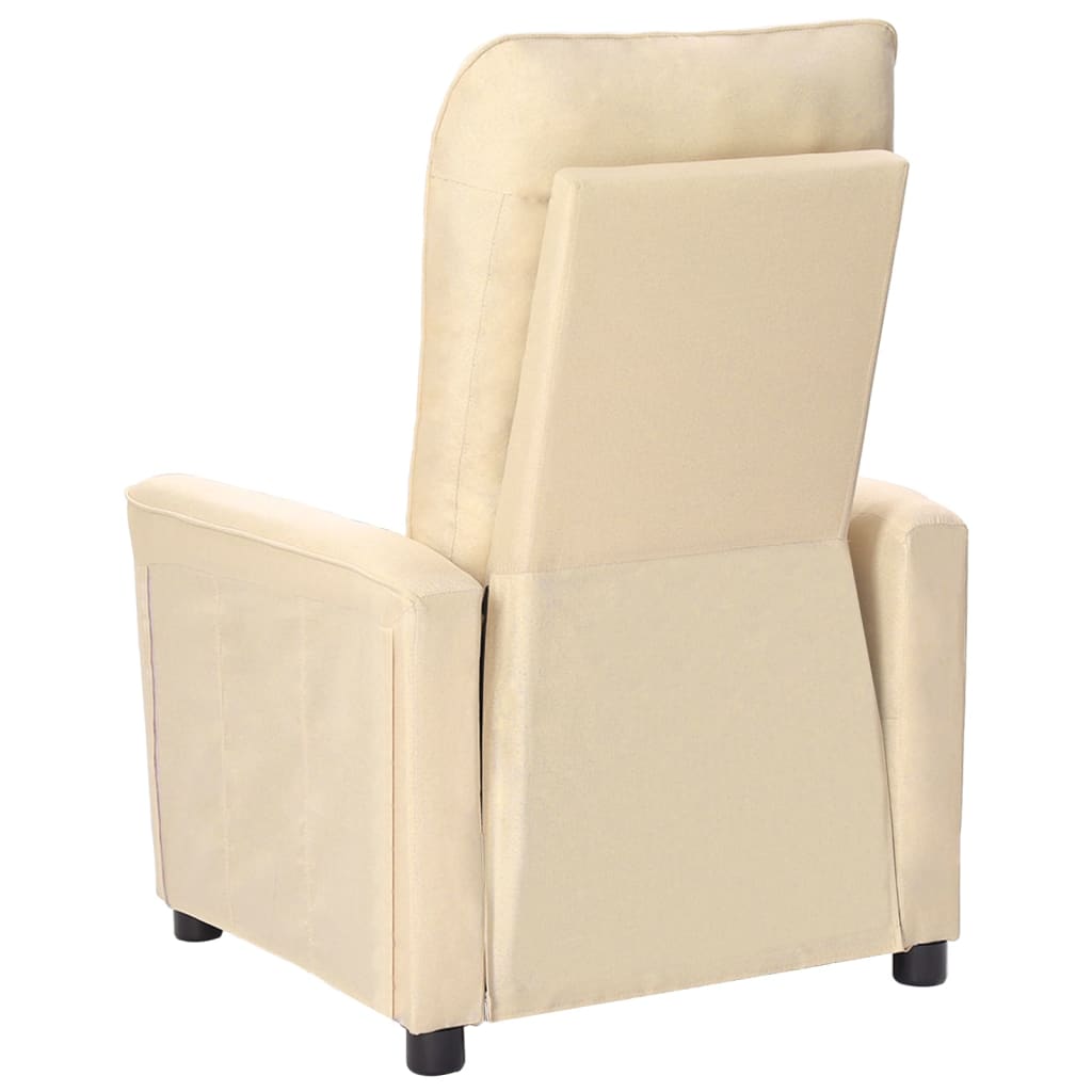 Relaxsessel Creme Stoff