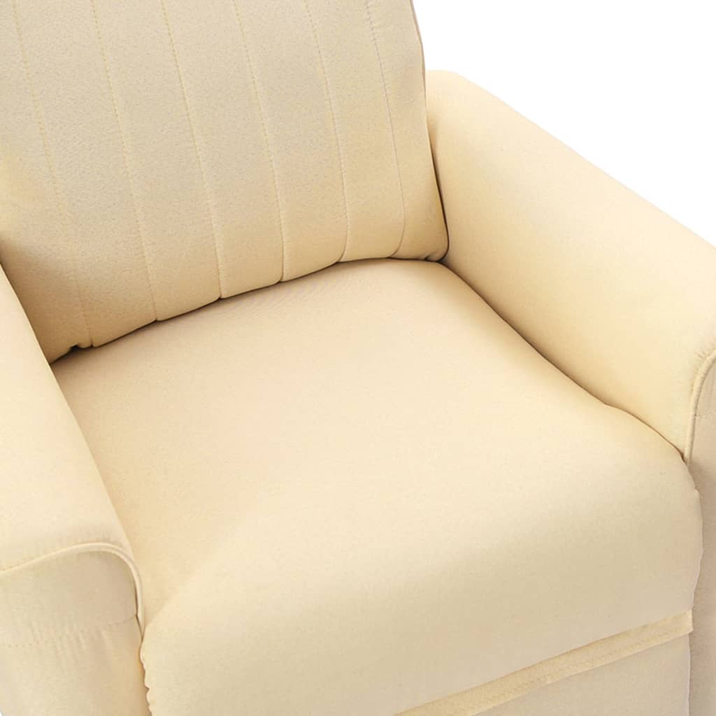Relaxsessel Creme Stoff