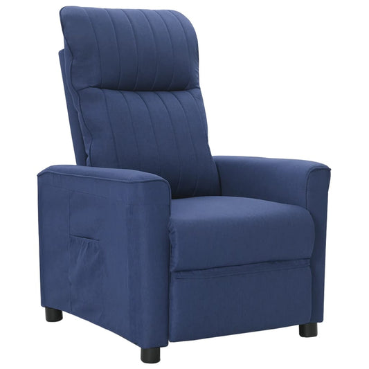 Relaxsessel Blau Stoff