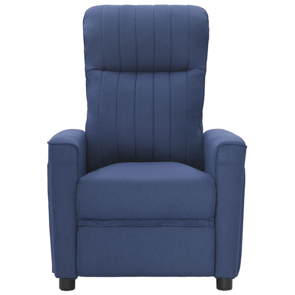 Relaxsessel Blau Stoff
