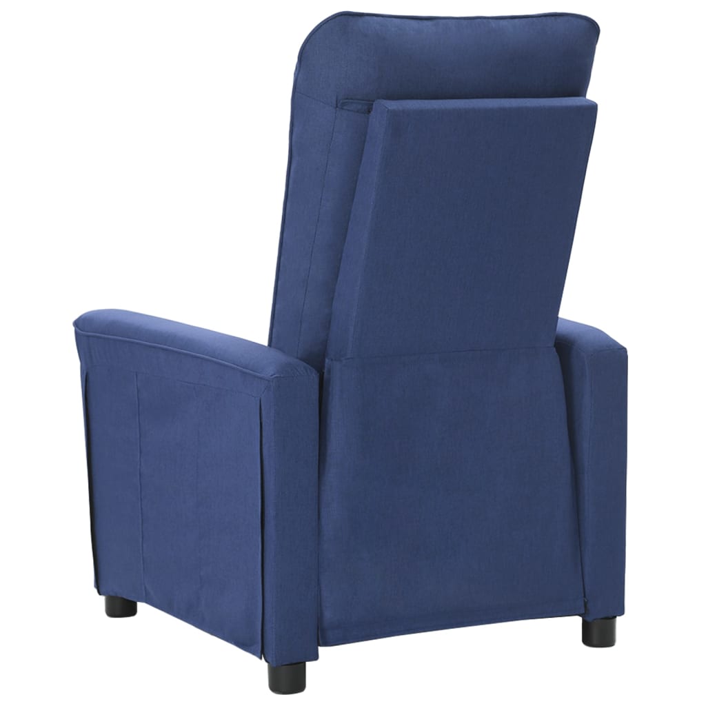 Relaxsessel Blau Stoff