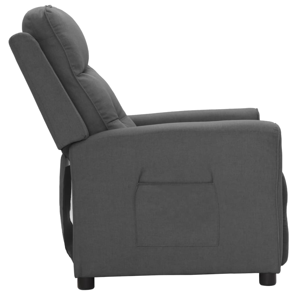 Relaxsessel Hellgrau Stoff