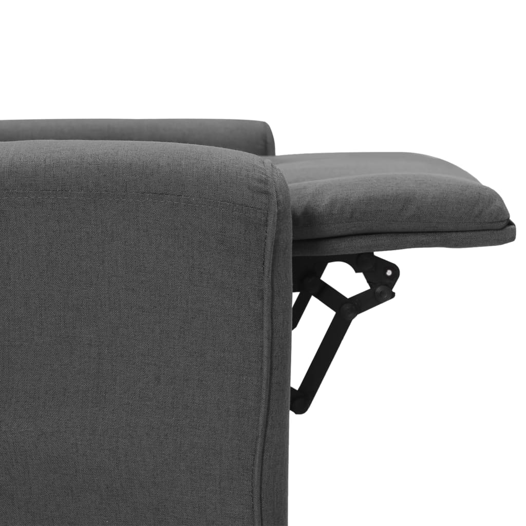 Relaxsessel Hellgrau Stoff