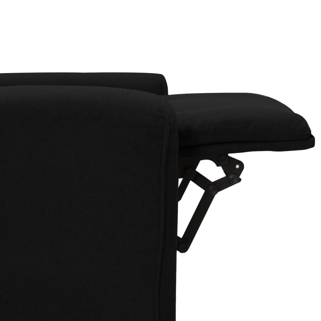 Relaxsessel Schwarz Stoff
