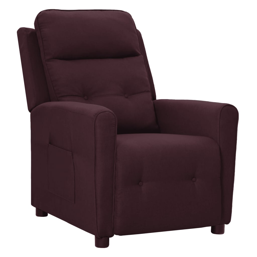 Relaxsessel Lila Stoff