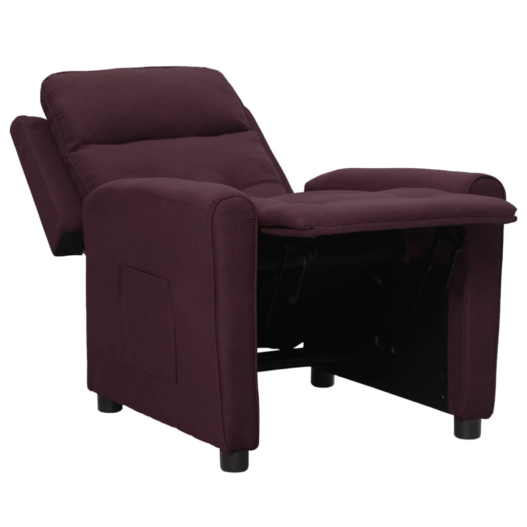 Relaxsessel Lila Stoff