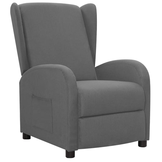 Relaxsessel Hellgrau Stoff
