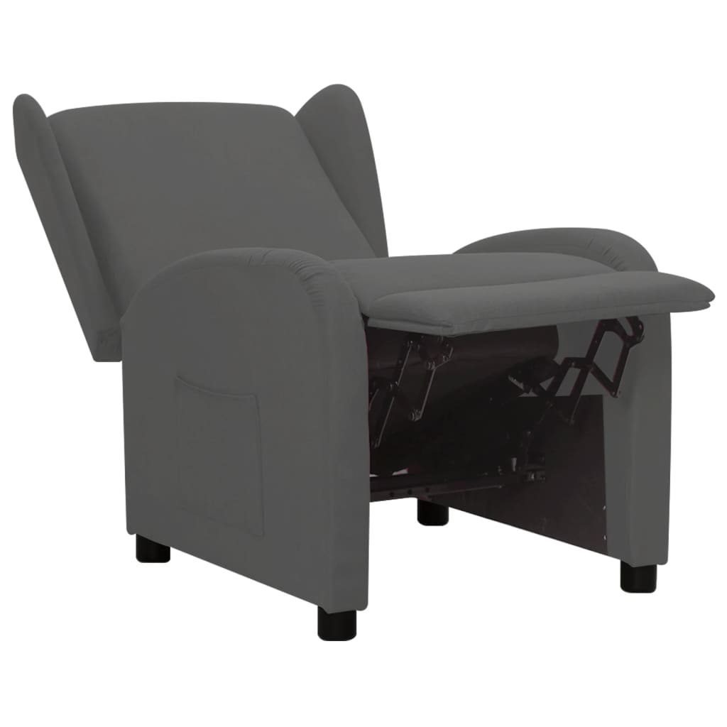 Relaxsessel Hellgrau Stoff