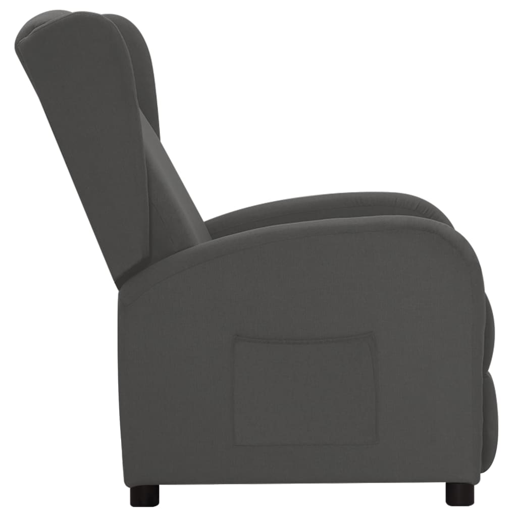 Relaxsessel Dunkelgrau Stoff