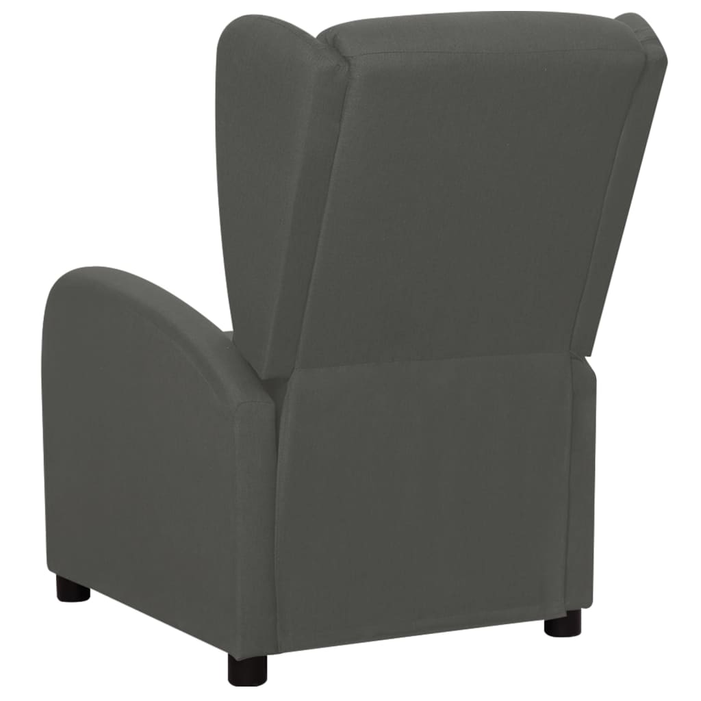 Relaxsessel Dunkelgrau Stoff