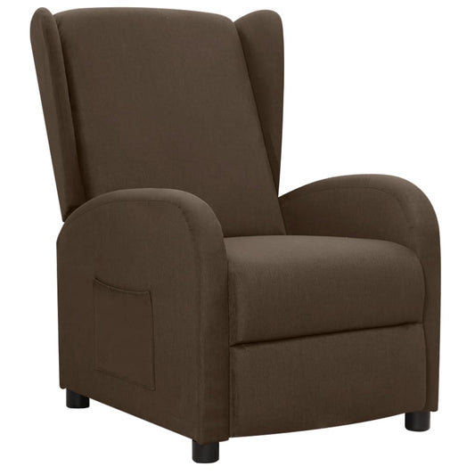 Relaxsessel Braun Stoff