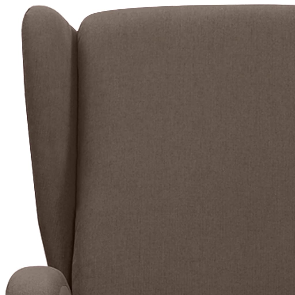 Relaxsessel Taupe Stoff
