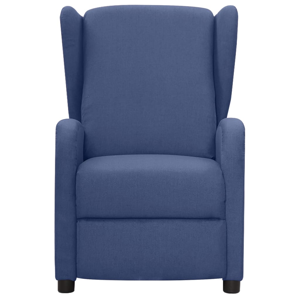 Relaxsessel Blau Stoff