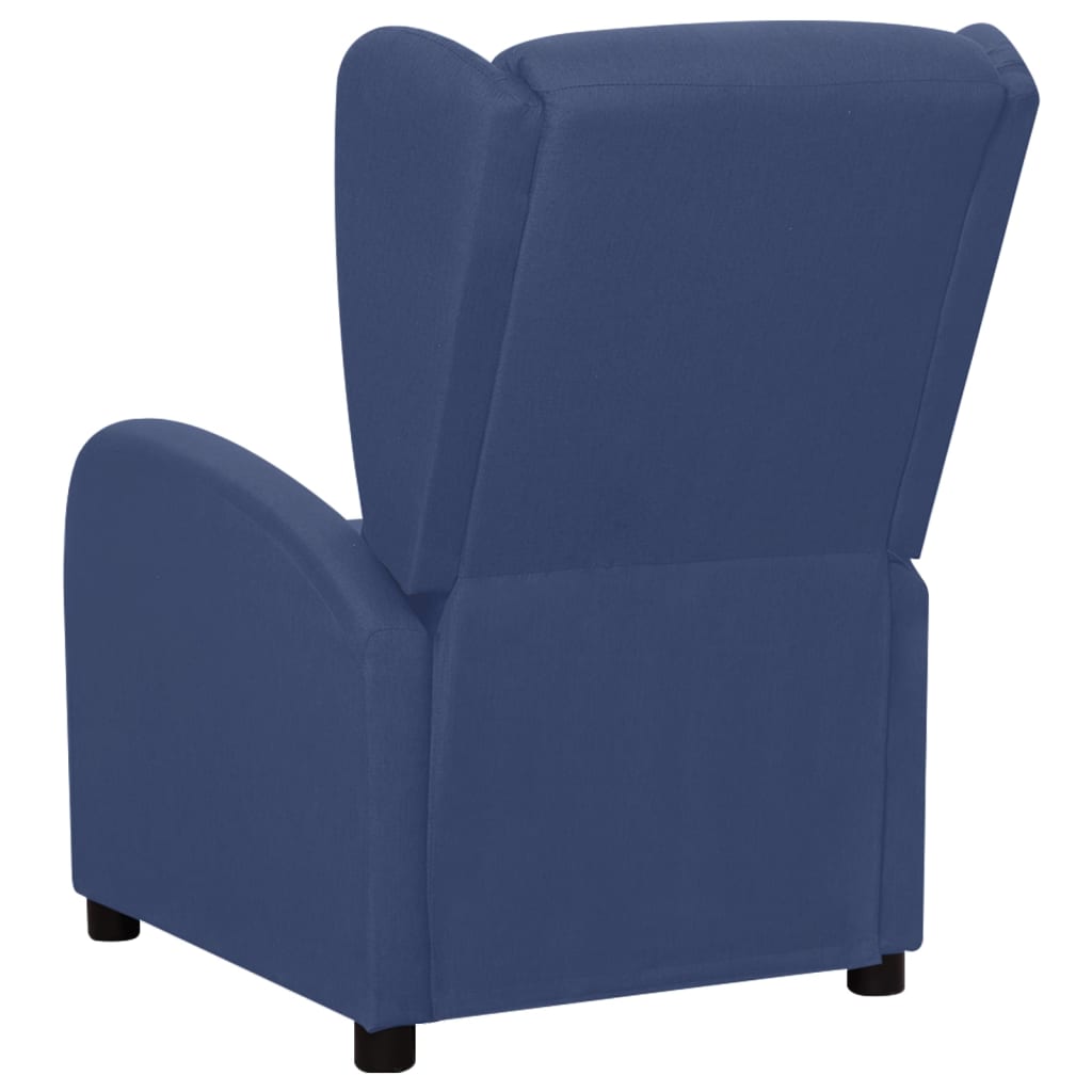 Relaxsessel Blau Stoff