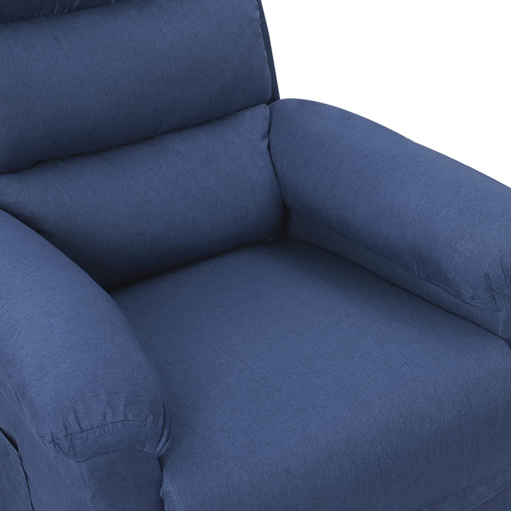 Relaxsessel Blau Stoff