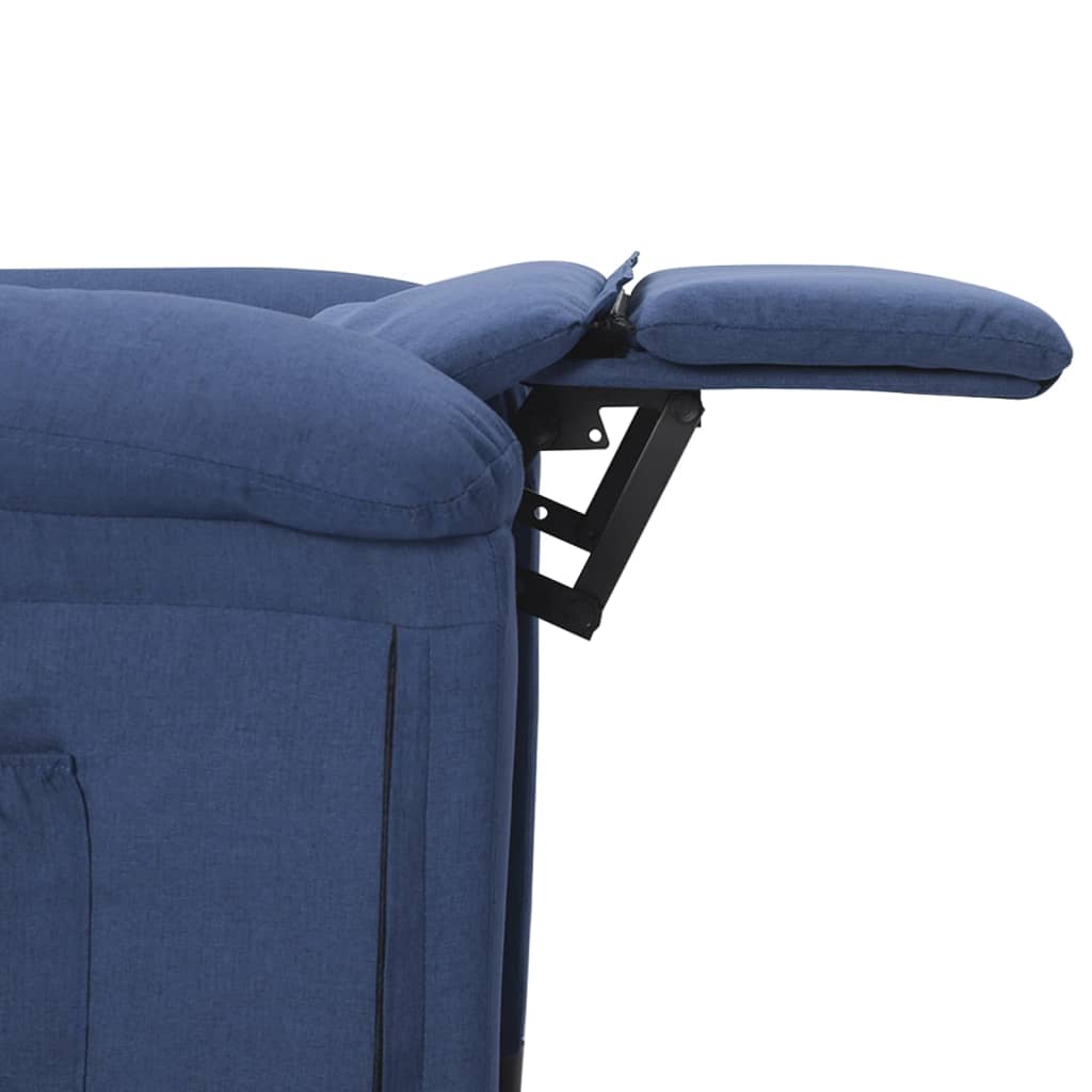 Relaxsessel Blau Stoff