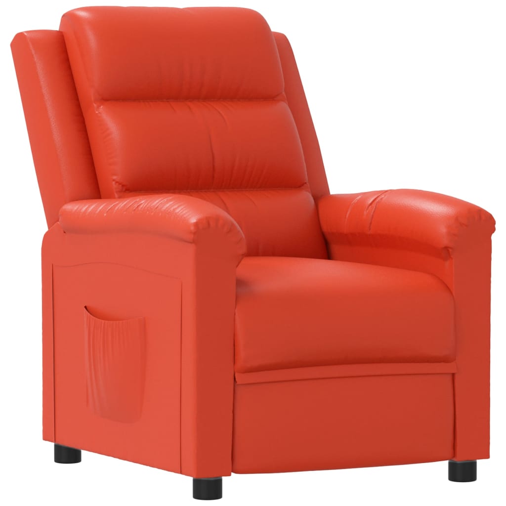 Relaxsessel Rot Kunstleder