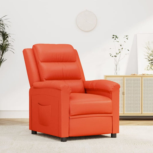Relaxsessel Rot Kunstleder