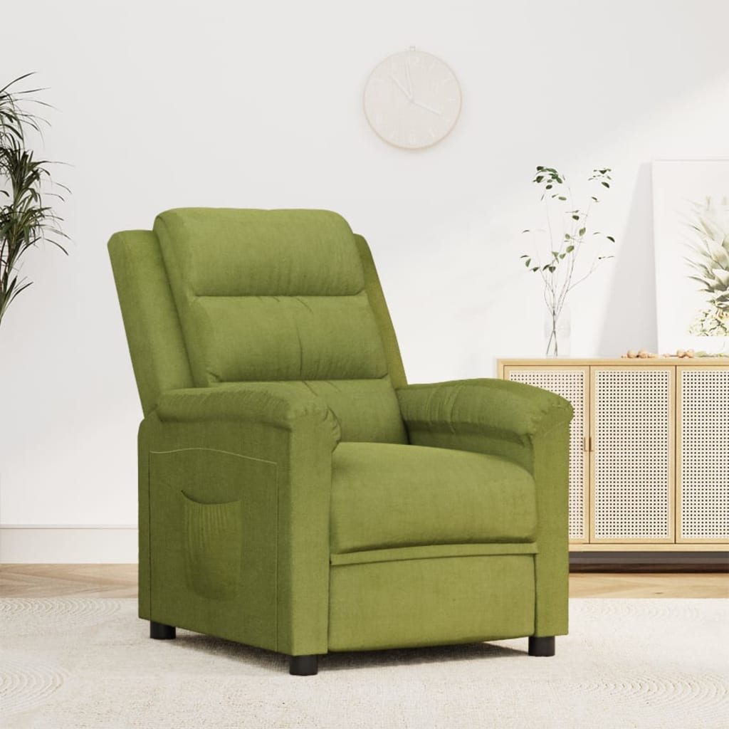 Relaxsessel Hellgrün Samt