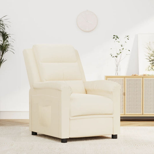 Relaxsessel Creme Samt