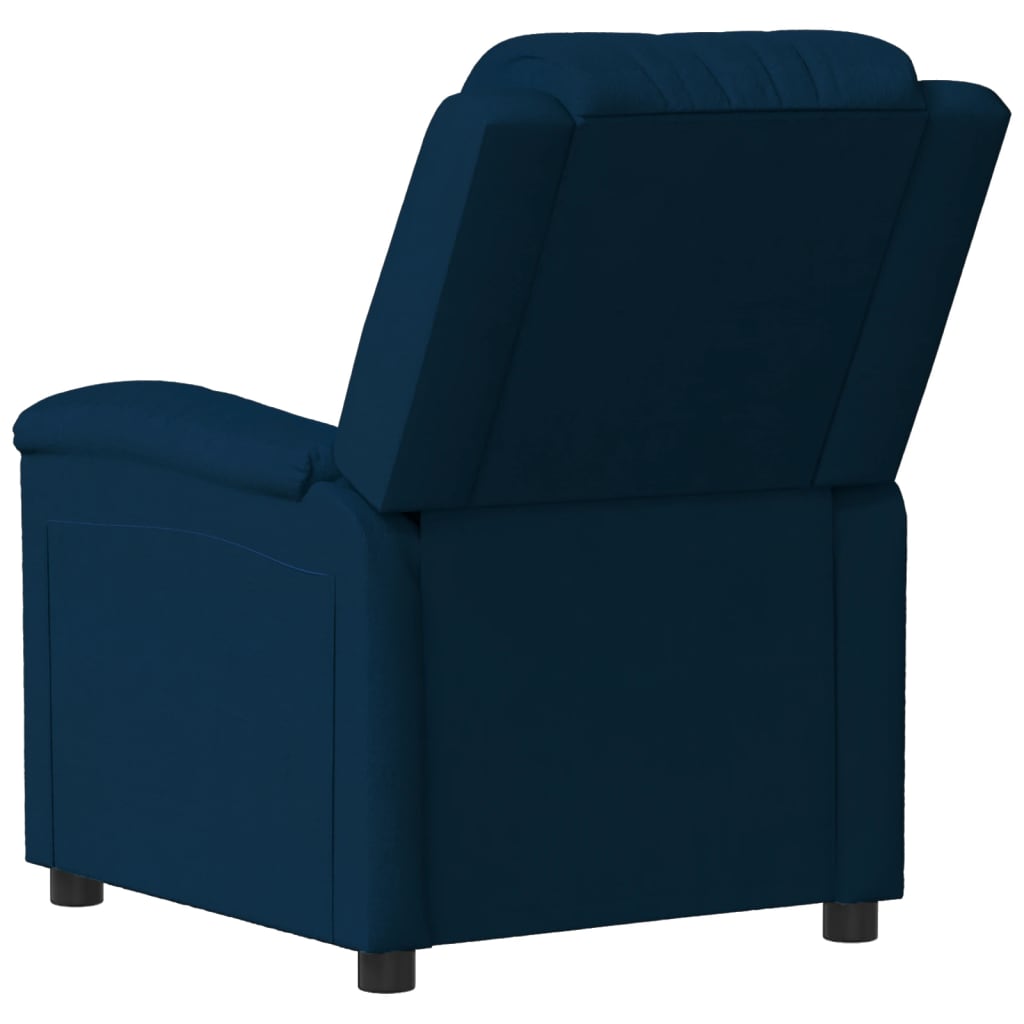 Relaxsessel Blau Samt